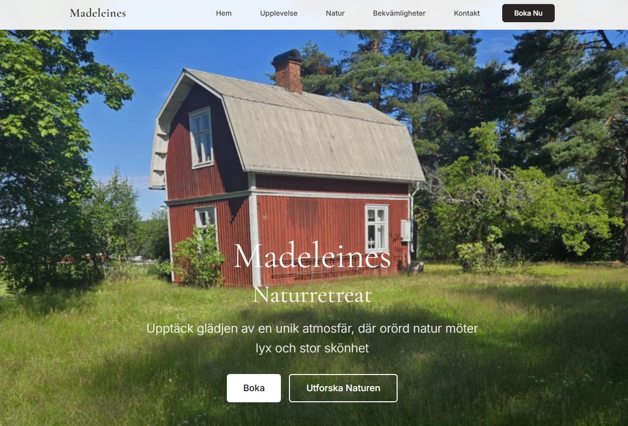 M.D Bed and Breakfast Website - Responsive Hospitality Web Design